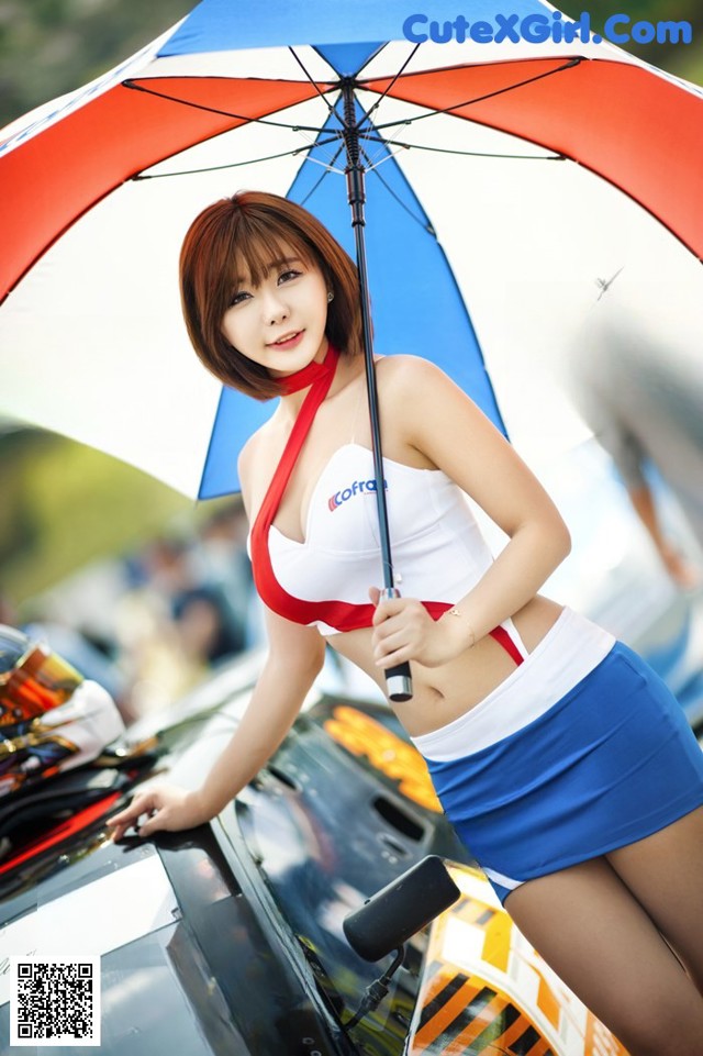 Ryu Ji Hye's beauty at the CJ Super Race event, Round 1 (35 photos) No.d2b445